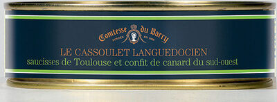 Le cassoulet languedocien saucisses de Toulouse et confit de canard