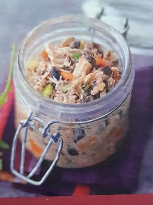 Fondant de poulet fermier au foie de canard