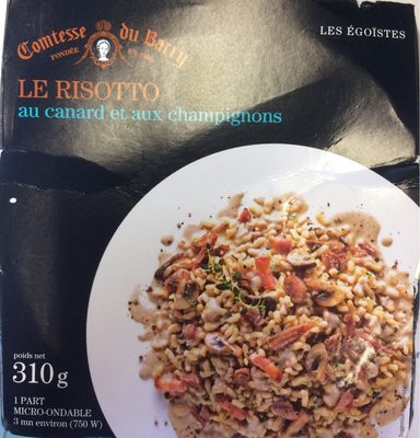 Risotto au canard et aux champignons