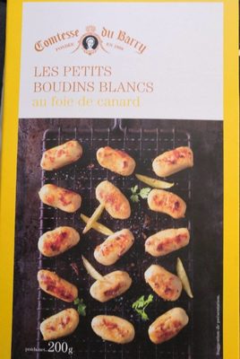Petits boudins blancs au foie de canard