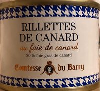 Rillettes de canard au foie de canard