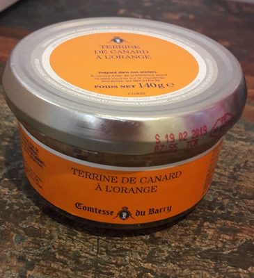 Terrine de canard a l orange
