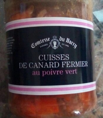 Cuisses de canard fermier au poivre vert