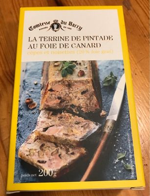 La terrine de pintade au foi de canard