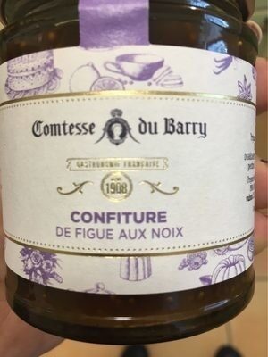 Confiture de figue aux noix front packaging