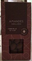 Amandes grillées, chocolat au lait