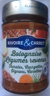 Bolognaise Légumes revenus