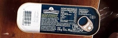 Filets de maquereaux au citron et au basilic front packaging