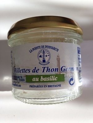 Rillettes de thon germon au basilic