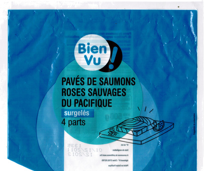 Pavés de saumons roses sauvages du pacifique