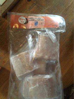 Pavés de saumon sauvage du pacifique