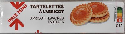 Tartelettes à l'abricot front packaging