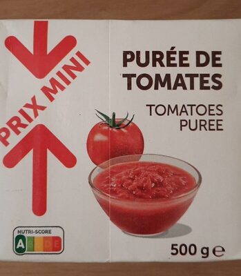 Purée de tomates front packaging