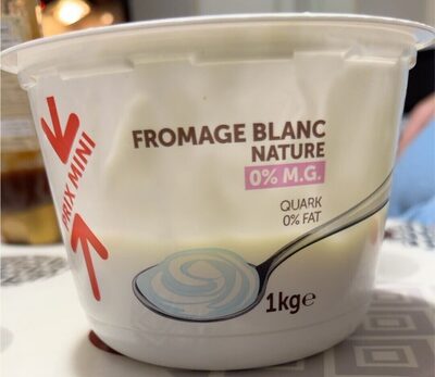 Fromage blanc nature 0% MG
