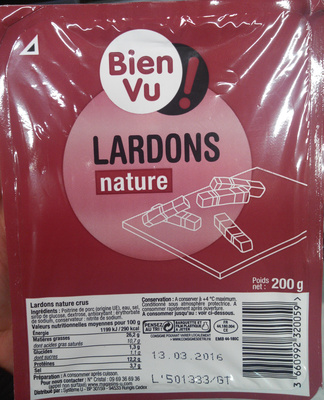 Lardons nature
