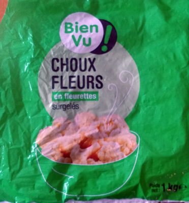 Choux fleurs en fleurettes surgelés