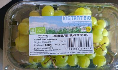 RAISIN BLANC SANS PÉPIN BIO