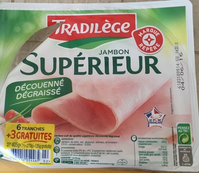 Jambon supérieur front packaging