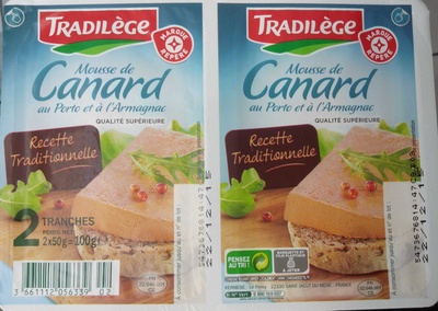 Mousse de canard porto front packaging