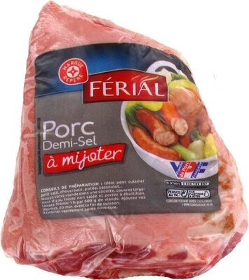 Jarret 1/2 sel - poids variable front packaging