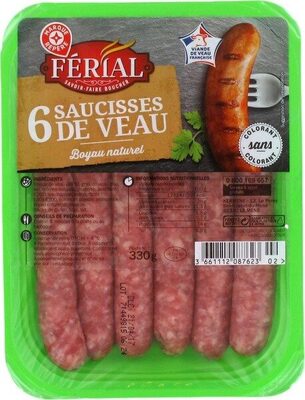 Saucisses de veau x6