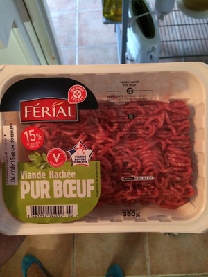 Viande hachée front packaging