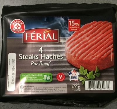 Steaks hachés de boeuf