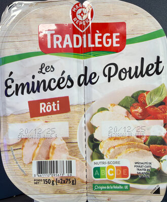 Émincés de Poulet Rôti