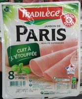 Jambon de Paris cuit à l'étouffée 8 tranches