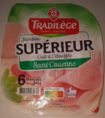 Jambon supérieur - découenné dégraissé