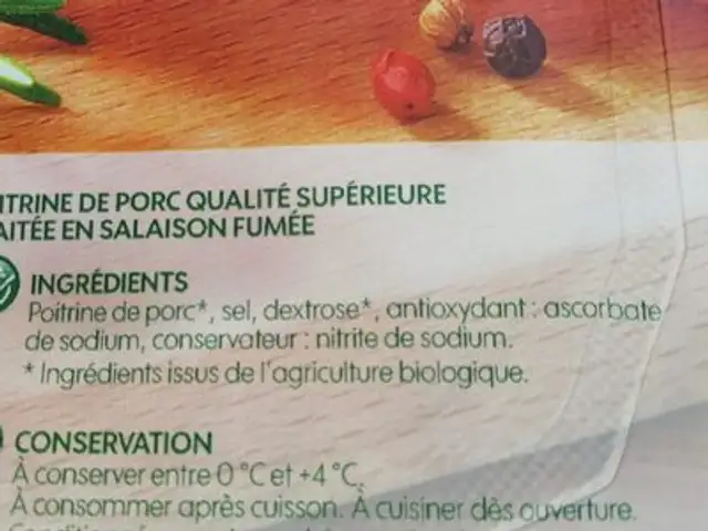 Poitrine fum. fines tr bio 2x5 ingredients label