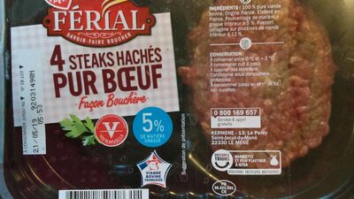 4 steaks hachés