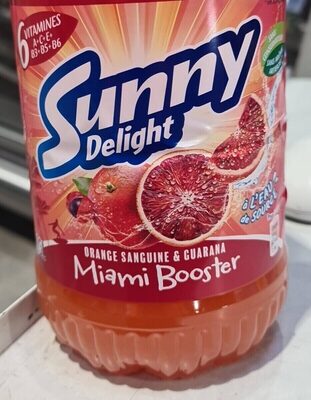 Orange sanguine et guarana miami booster