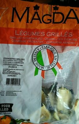 Magda courgettes grillées