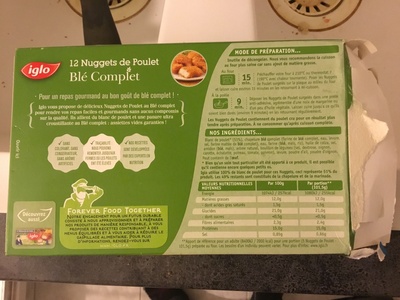 Nuggets de Poulet Blé Complet