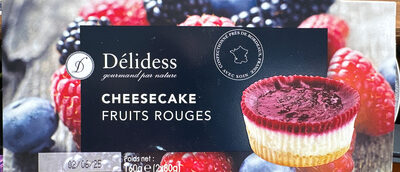 Cheesecake fruits rouges front packaging