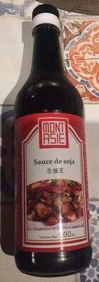 Sauce de soja front packaging