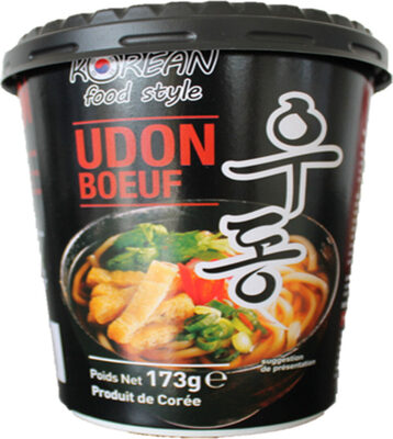 Nouilles Udon Cup Bœuf - Korean Food Style