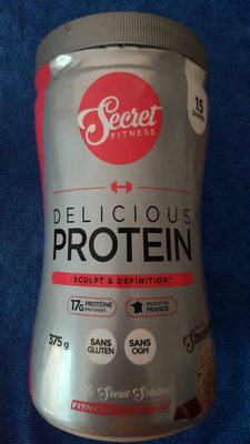 Delicious protein front packaging