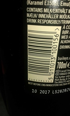 baileys front packaging