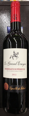Le Grand Ecuyer Bordeaux Supérieur 2012 front packaging