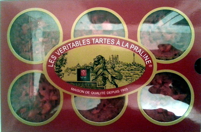 Les véritables tartes à la praline front packaging