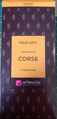 Inspiration Corse Noir 60% Clémentine front packaging