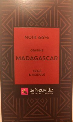 Noir 66% Madagascar front packaging