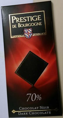 Chocolat noir 70% front packaging