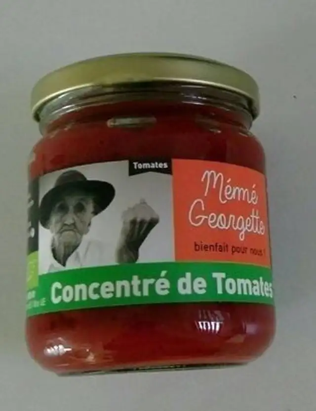Concentré de tomates front packaging