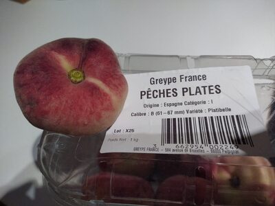 Pêches plates