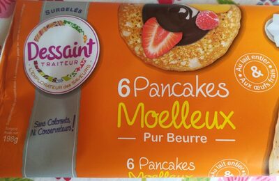 6 pancakes moelleux pur beurre