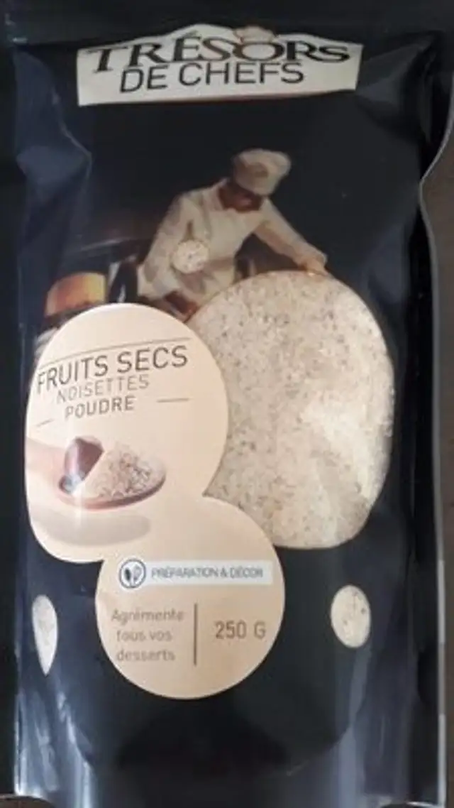 Noisettes en poudre
