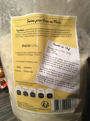 Farine pour pain au maïs